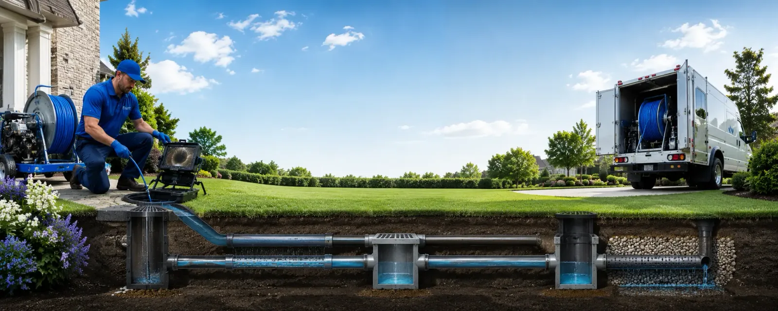Outdoor drain cleaning information for Hugo, OK